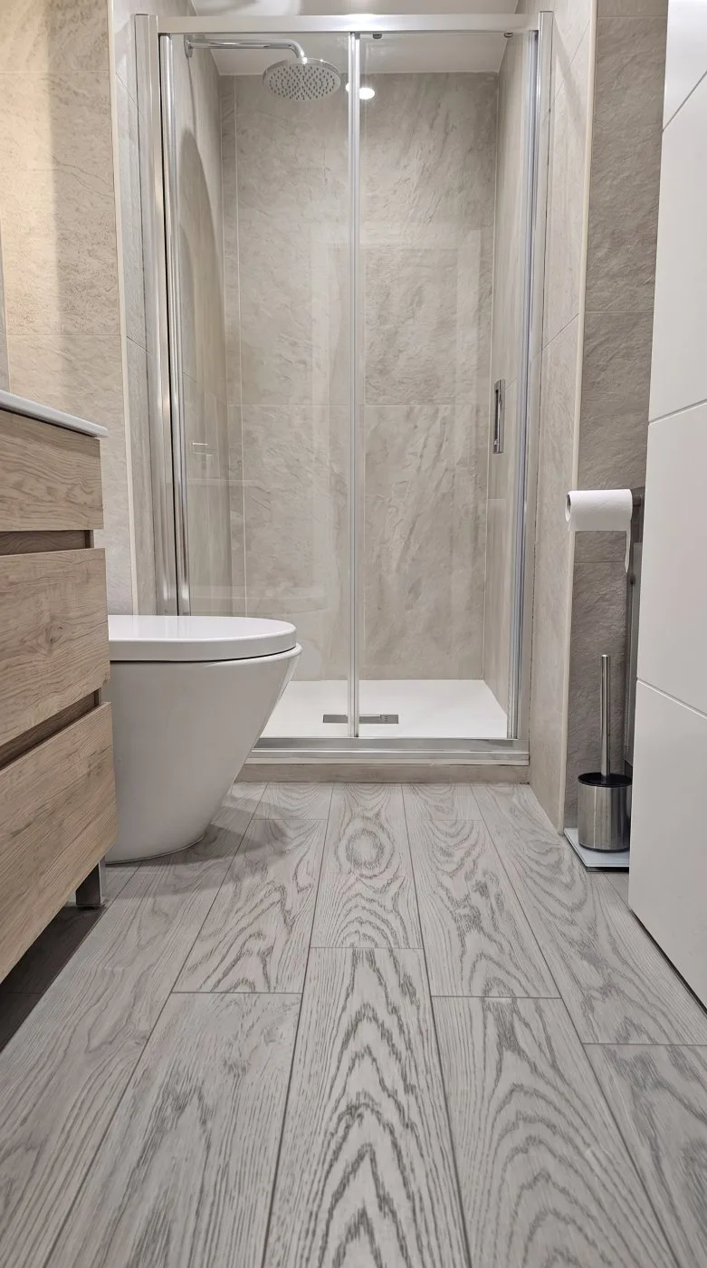 Roble Blanco Tinte Gris à Ba#U00f1o
